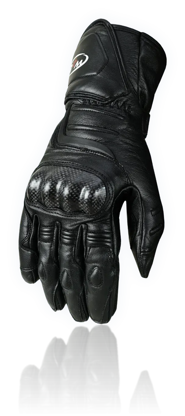 B-Star Moto leather motorcycle glove, back of hand