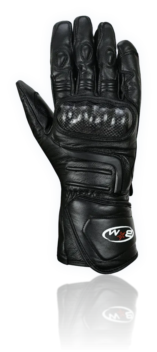 B-Star Moto leather motorcycle glove, front view