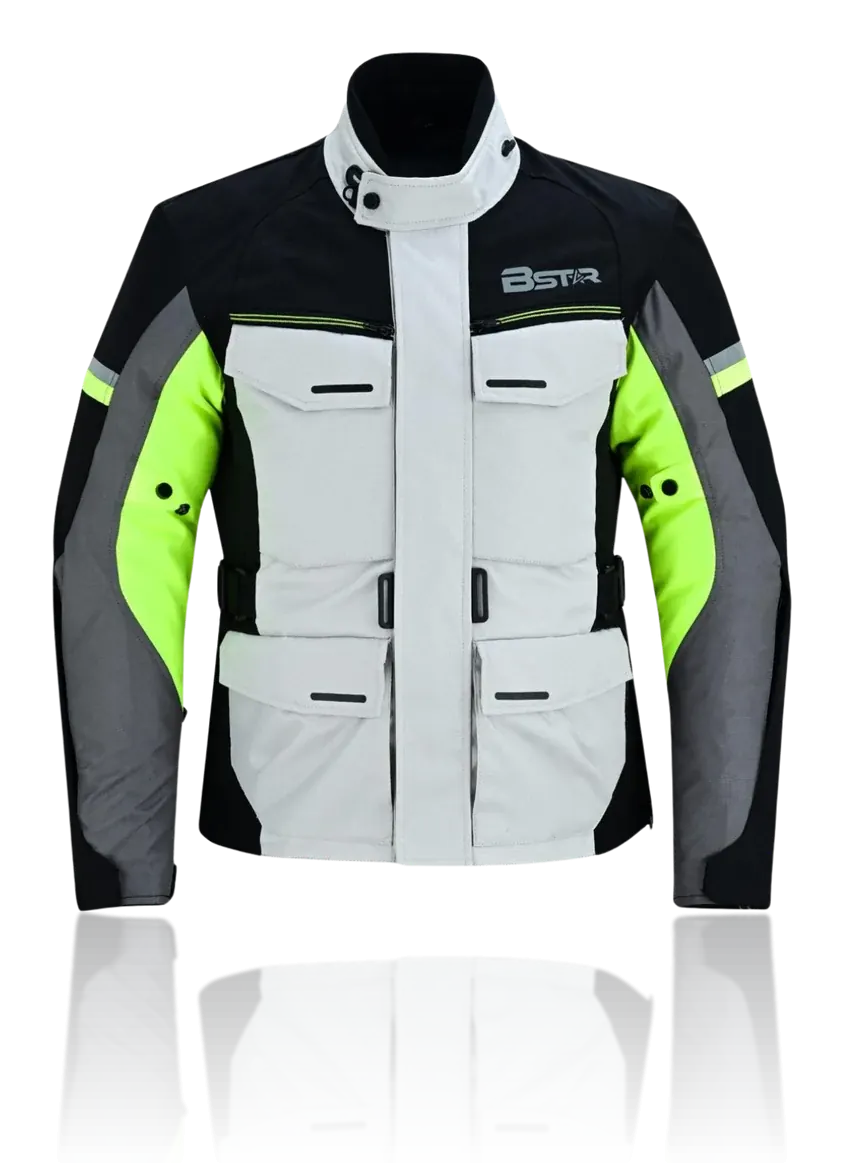 B-Star Moto textile touring jacket, front view