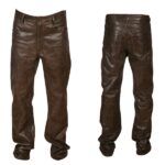 JEAN STYLE LEATHER PANT